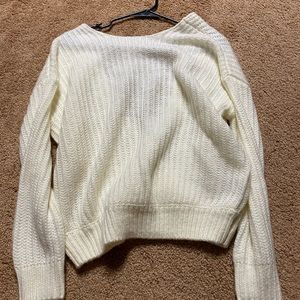 Asos sweater. Open back